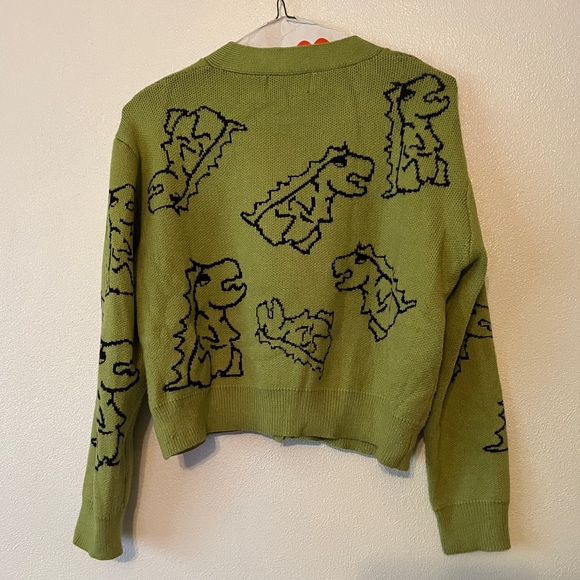 Cider Lime Green Knit Sweater - Picture 2 of 3